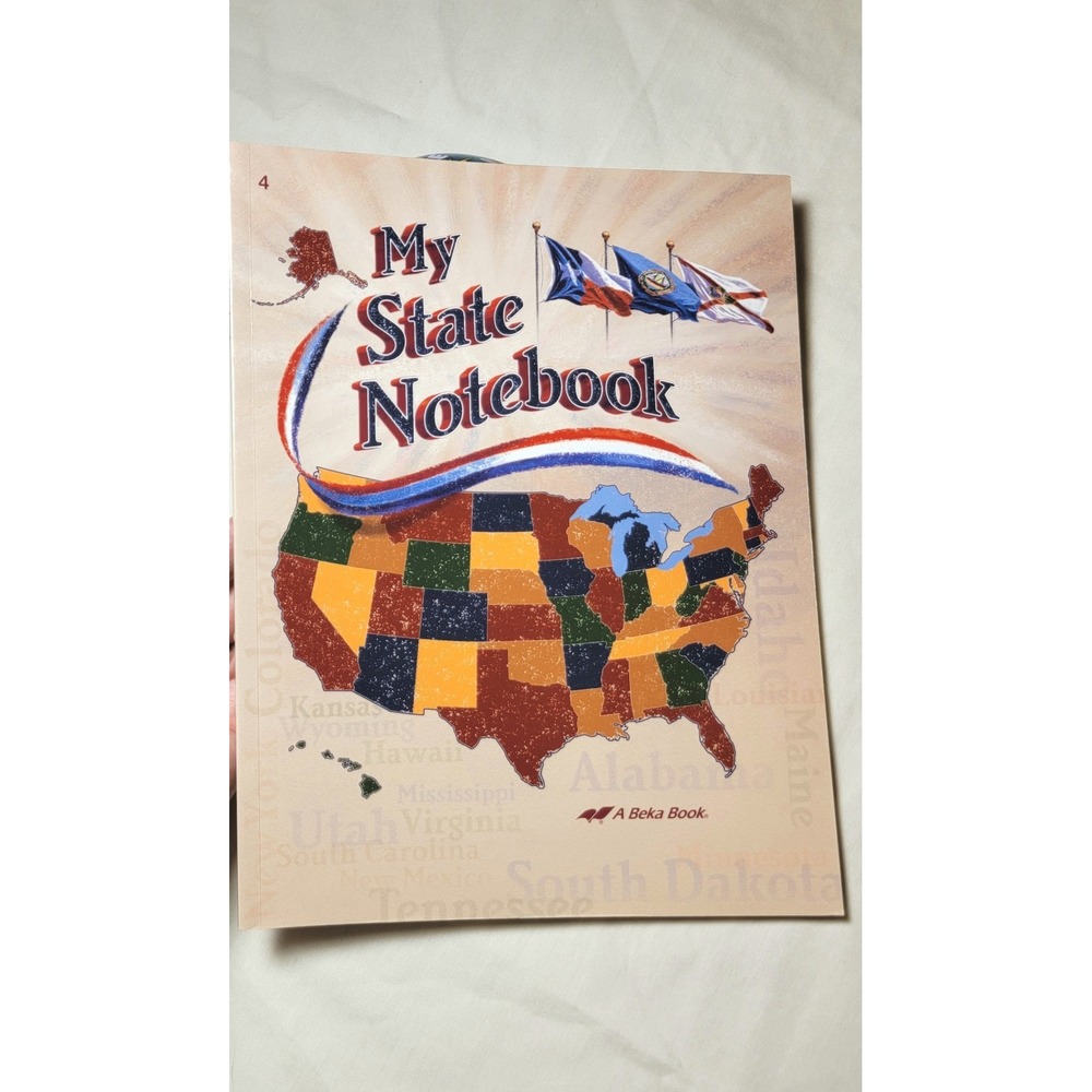 Abeka My State Notebook looseleaf journal 4th Grade History Geography ***NEW***